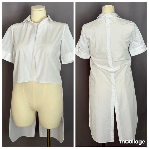 Zara Classic White Button-Down Shirt (908) - Picture 1 of 14